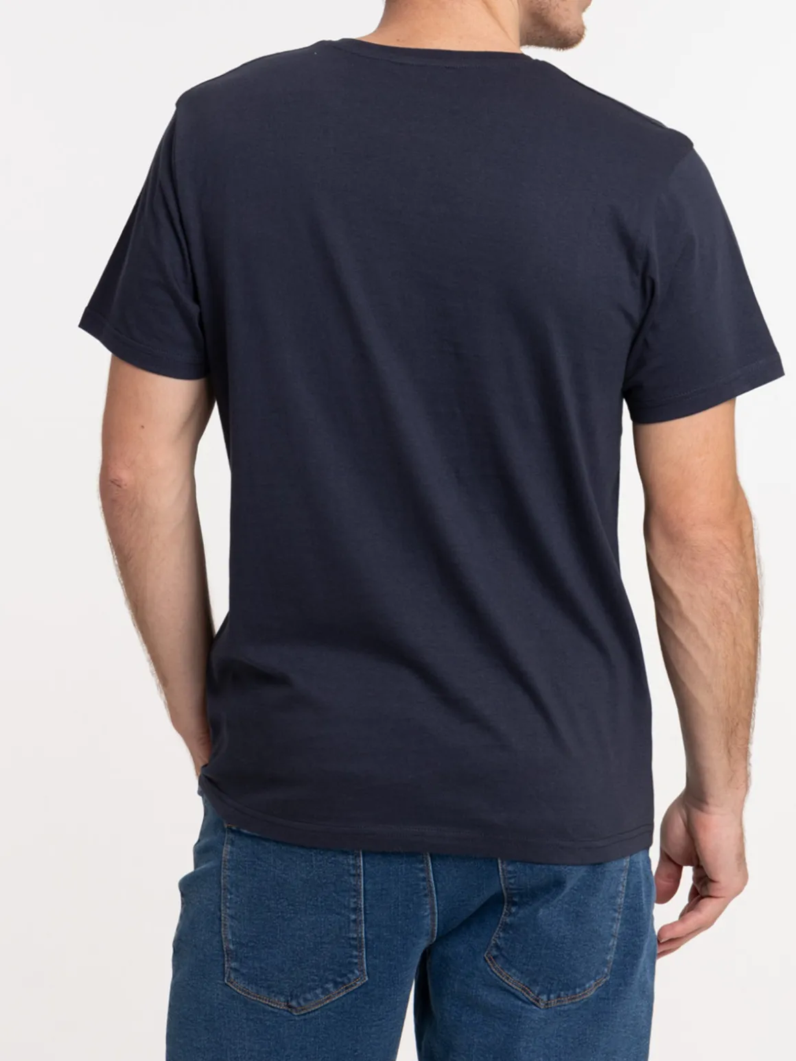 T-shirt football homme marine navy