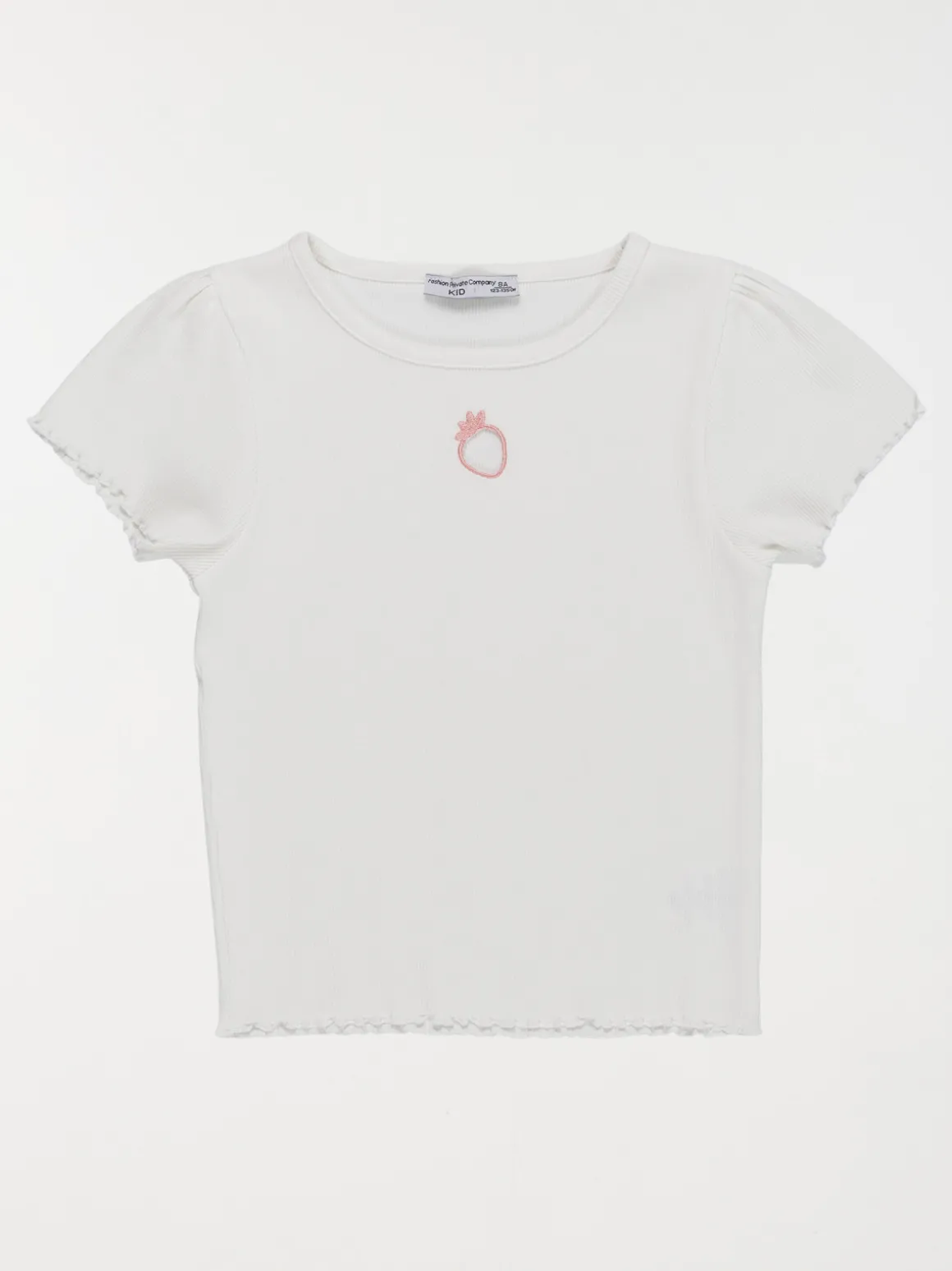 T-shirt fraise fille (3-12A)