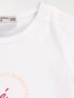 T-shirt fête des mères fille (3-36M)