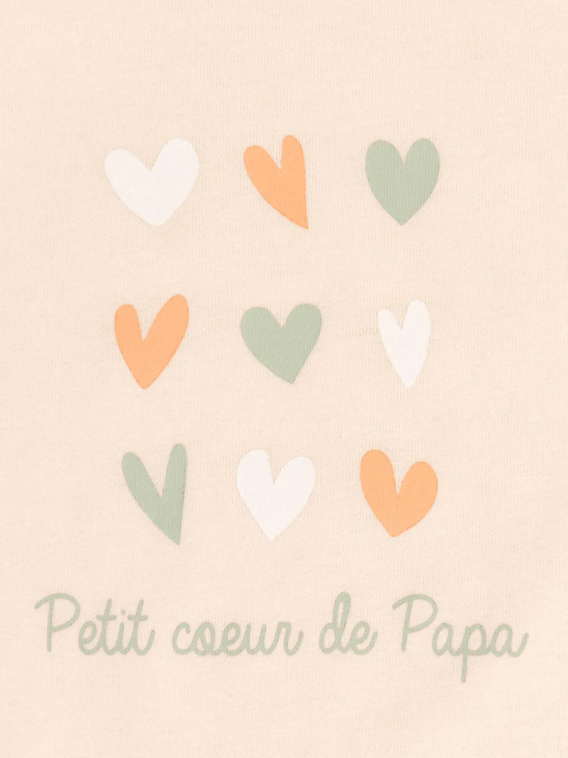 T-shirt fête des pères fille (3-36M)