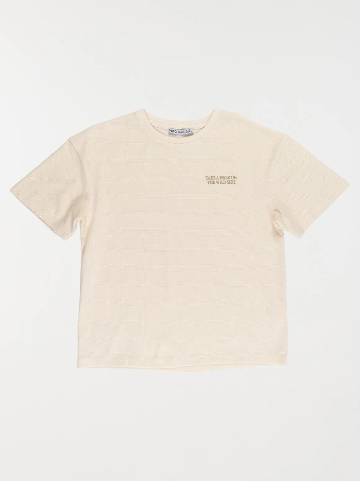 T-shirt garçon broderie poitrine (XXS-M)