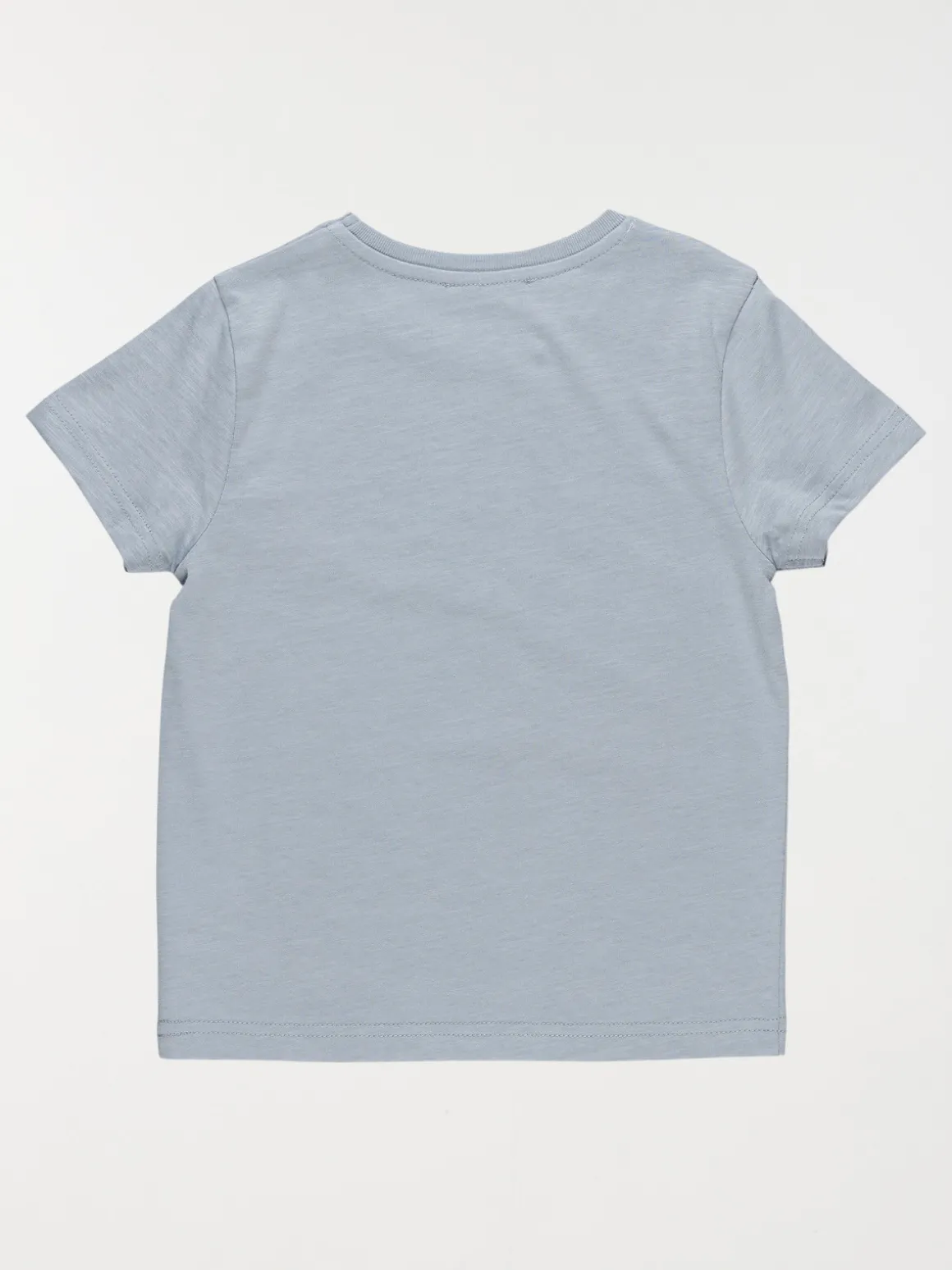 T-shirt garçon message bleu givré (3-8A)