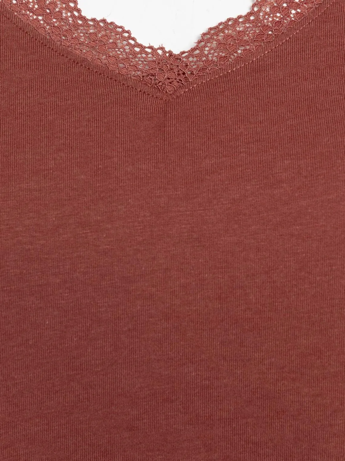 T-shirt grande taille dentelle femme