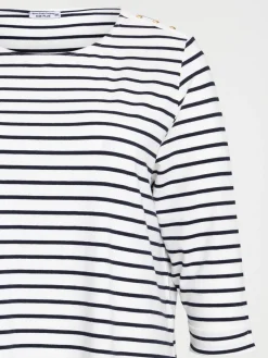 T-shirt grande taille rayé femme