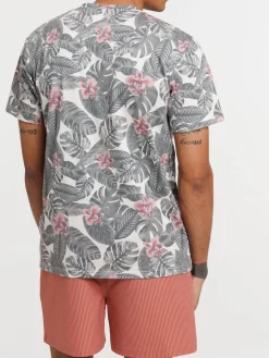 T-shirt holiday feuillage homme