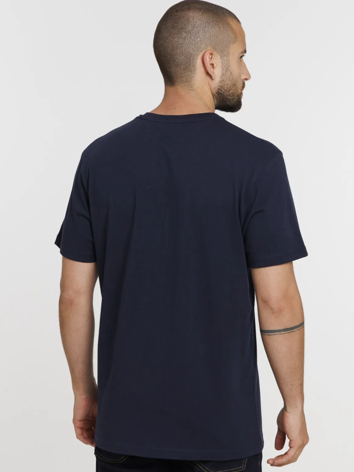 T-shirt Homer Simpson marine navy homme