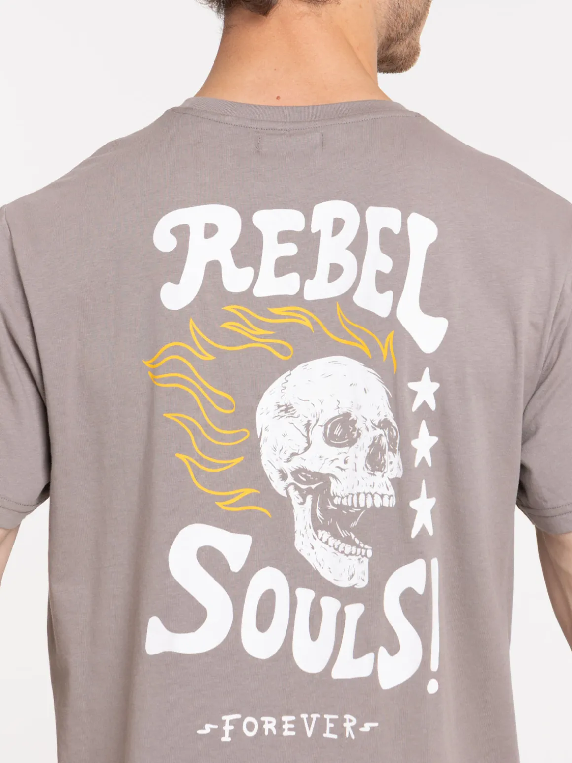T-shirt homme imprimé devant et dos
