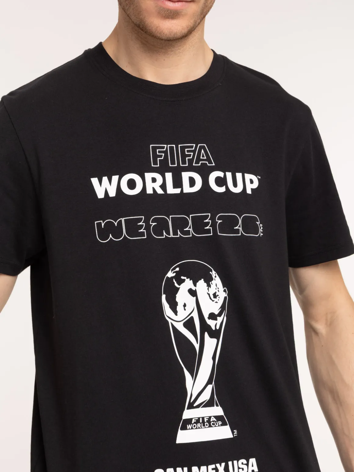 T-shirt homme noir FIFA 2026
