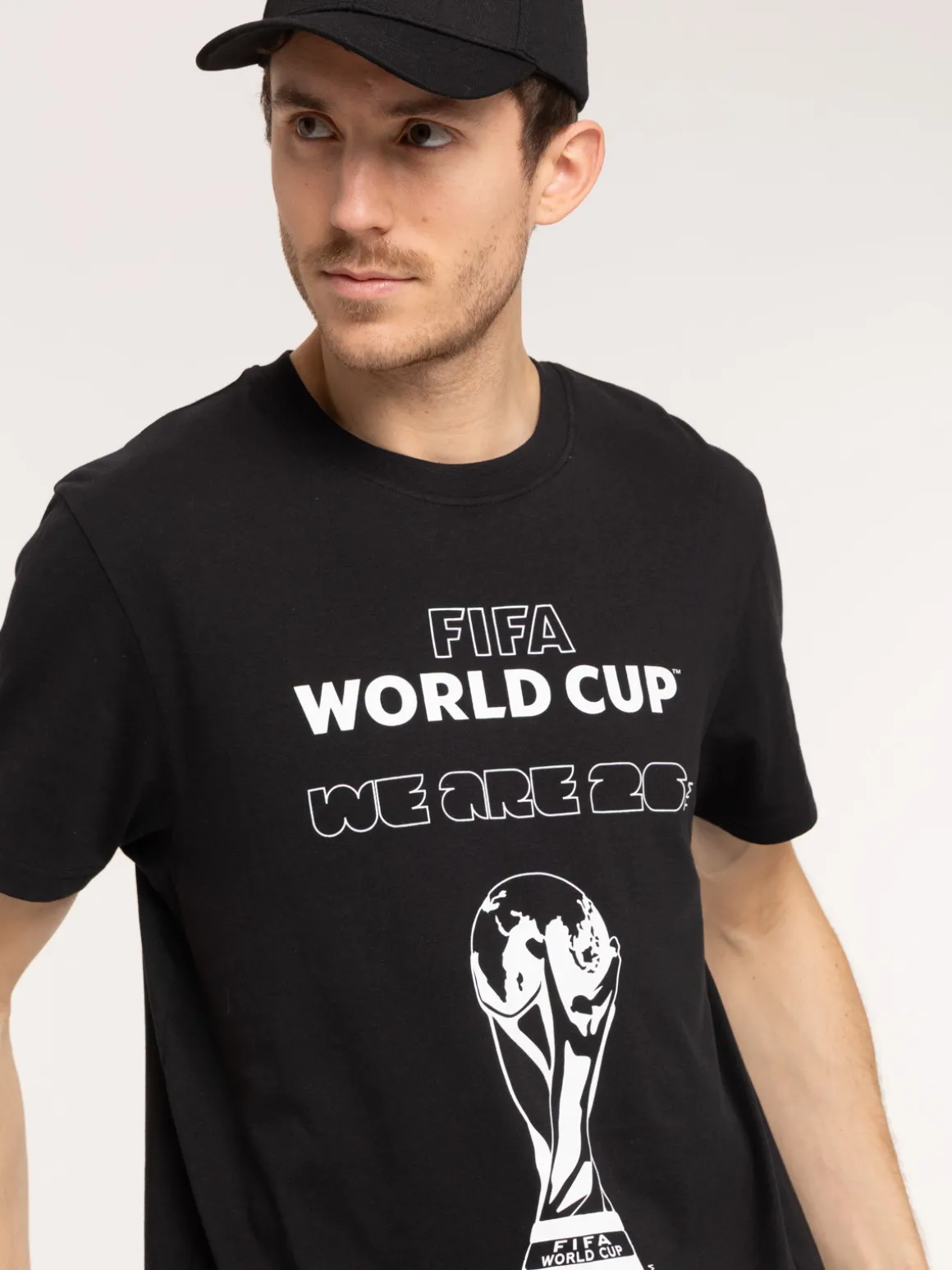 T-shirt homme noir FIFA 2026