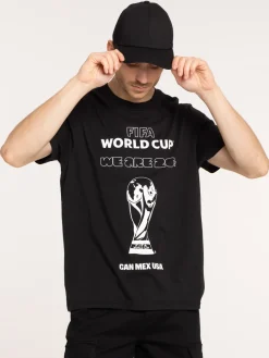 T-shirt homme noir FIFA 2026
