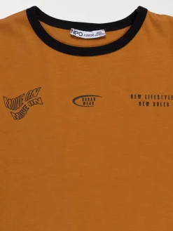 T-shirt imprimé col rond garçon (XXS-M)