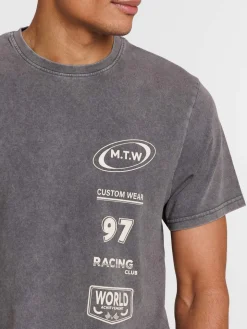 T-shirt imprimé col rond homme
