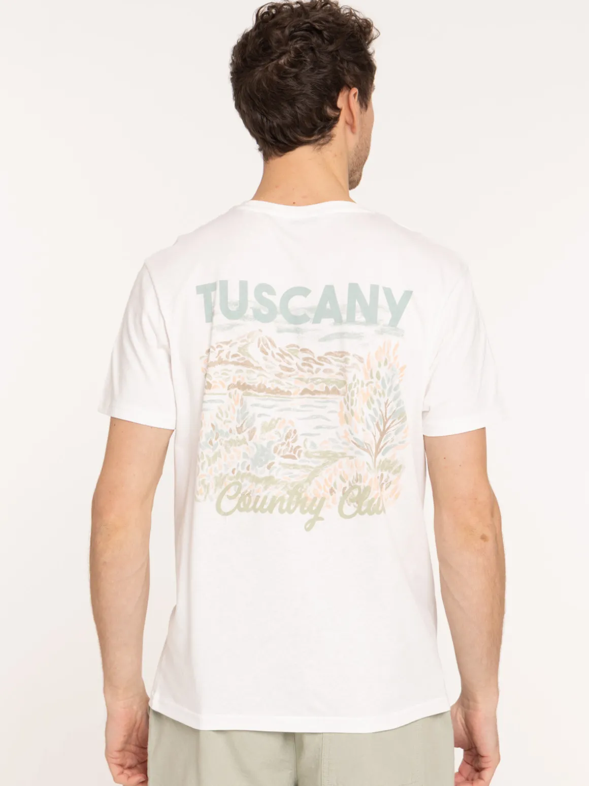 T-shirt imprimé country club homme
