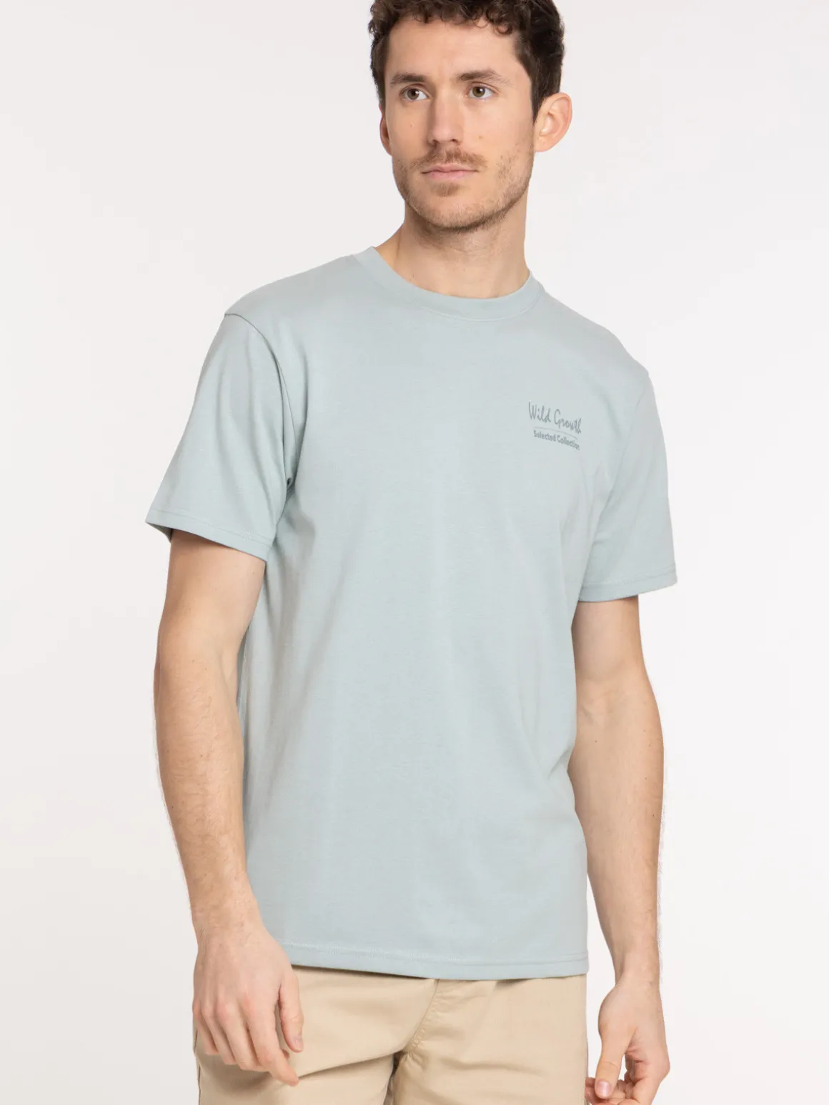 T-shirt imprimé devant et au dos homme