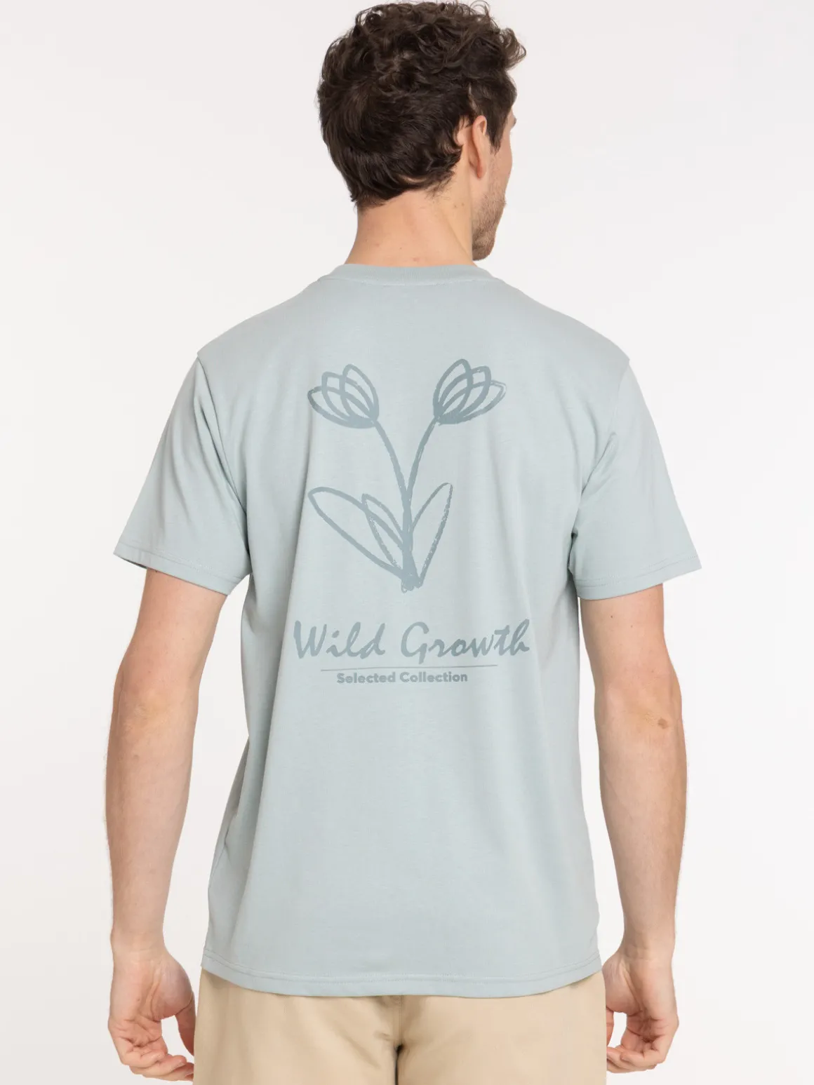 T-shirt imprimé devant et au dos homme