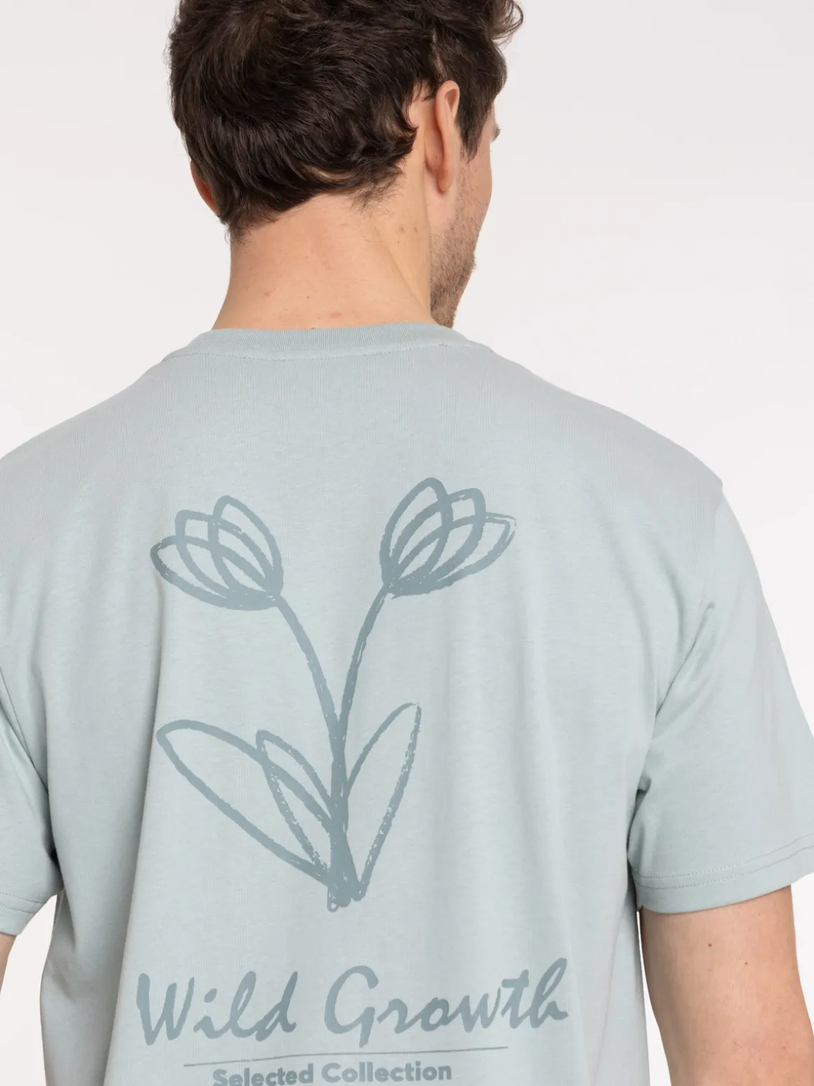 T-shirt imprimé devant et au dos homme