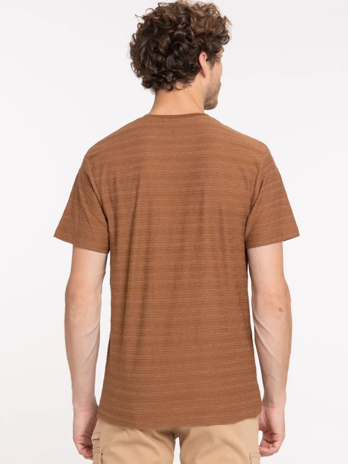 T-shirt imprimé espresso homme