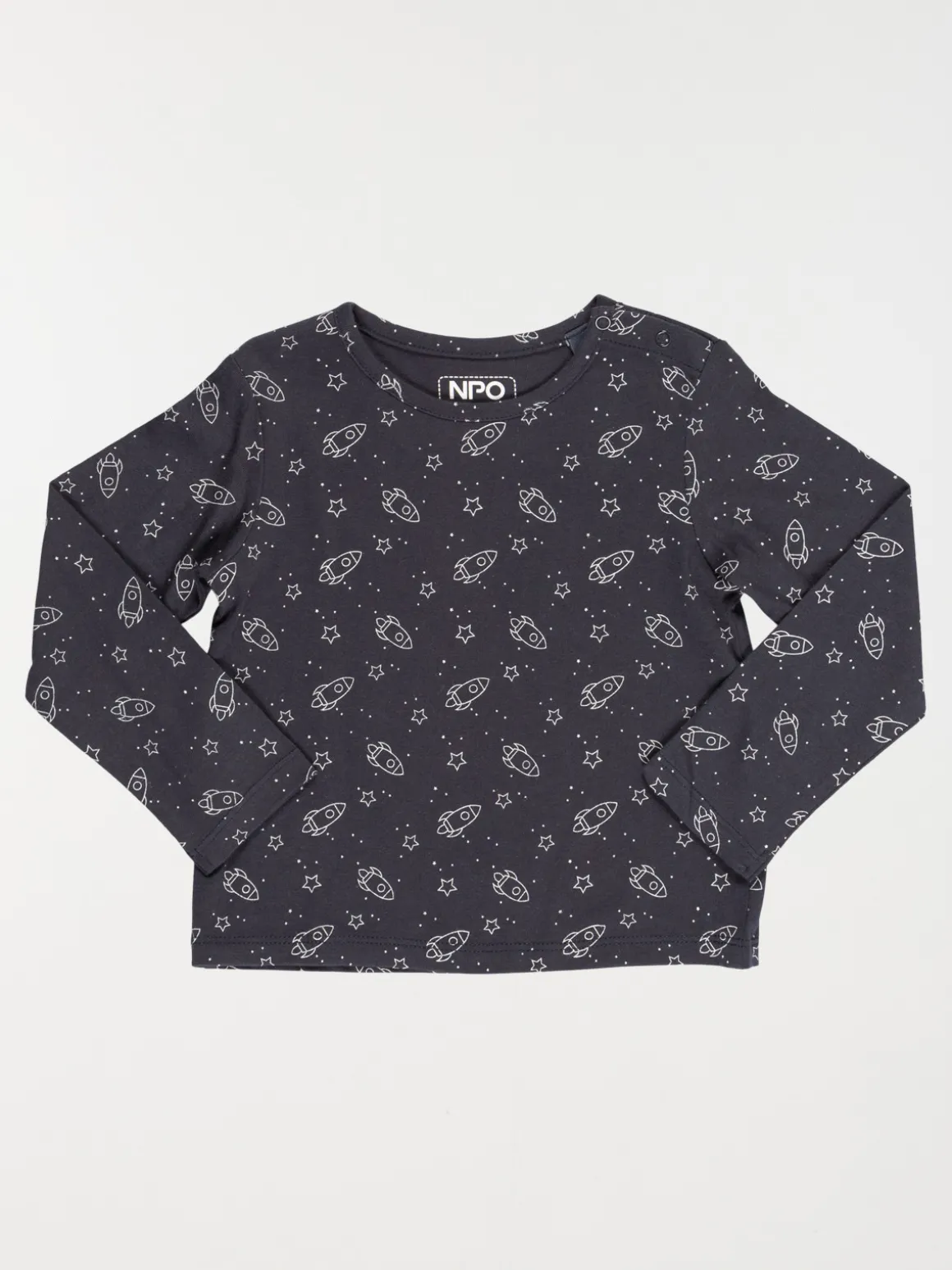 T-shirt imprimé fusée garçon (3-24M)