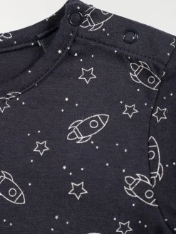 T-shirt imprimé fusée garçon (3-24M)