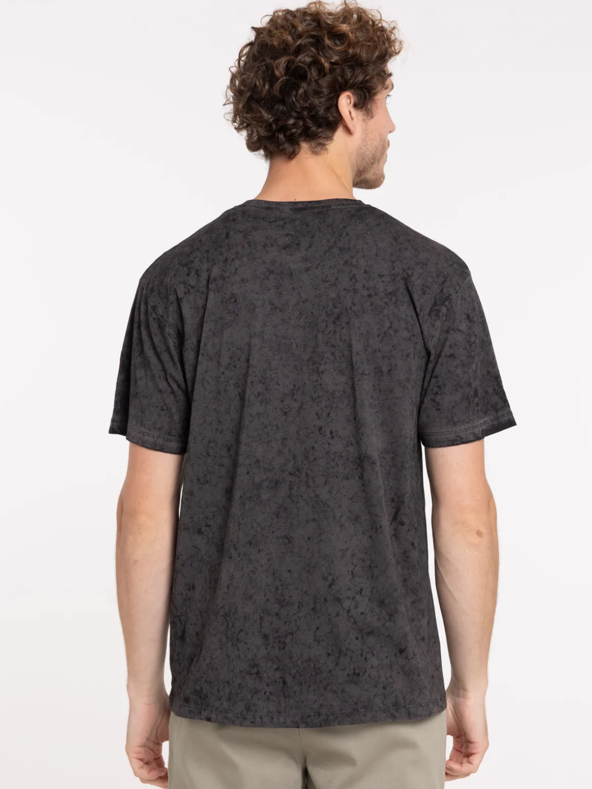 T-shirt imprimé gris homme