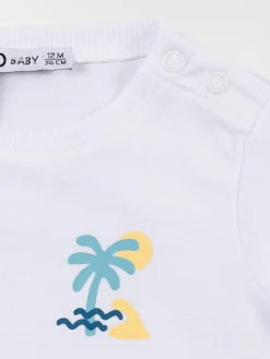 T-shirt imprimé palmier garçon (3-36M)