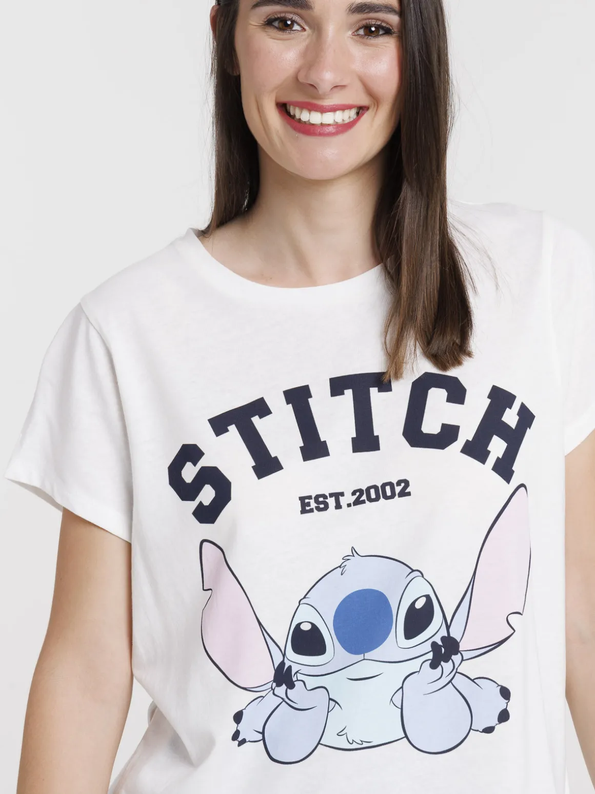 T-shirt imprimé Stitch femme