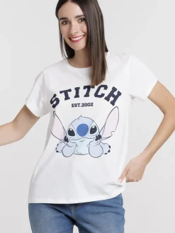 T-shirt imprimé Stitch femme