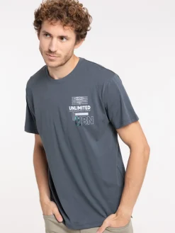 T-shirt imprimé tonnerre homme
