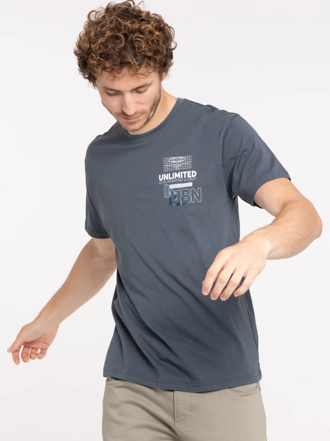 T-shirt imprimé tonnerre homme