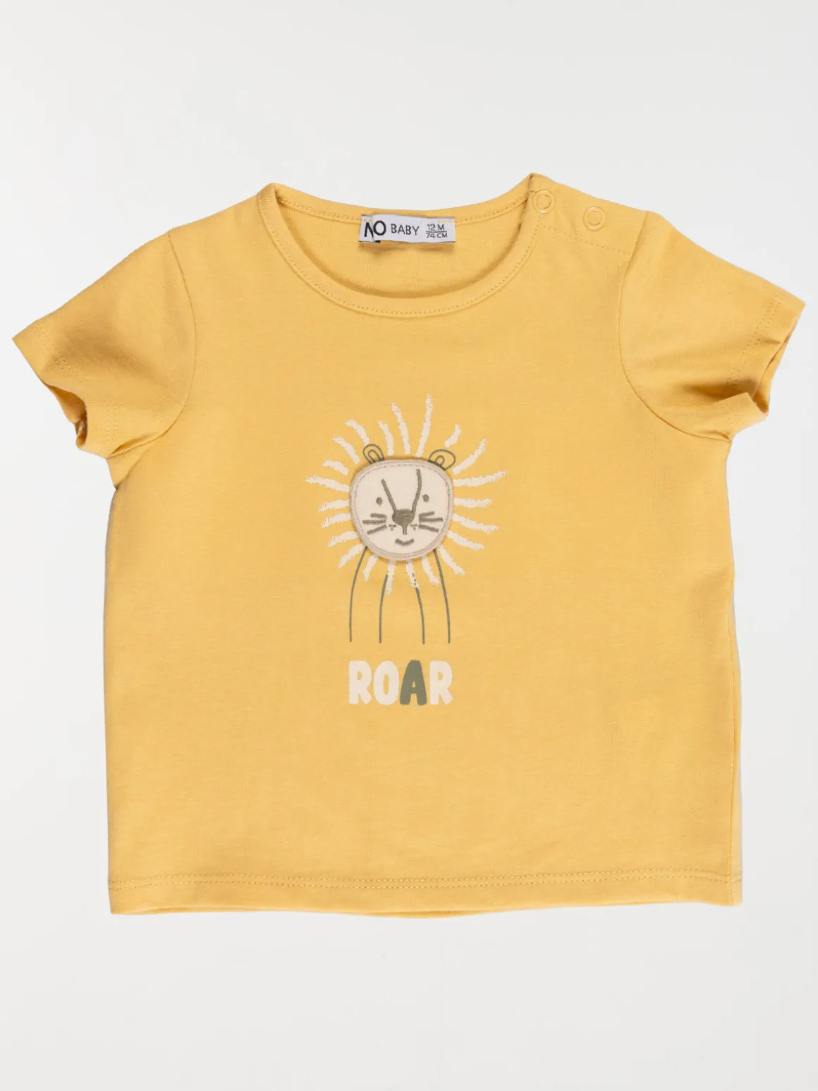 T-shirt lion 3D garçon (3-36M)