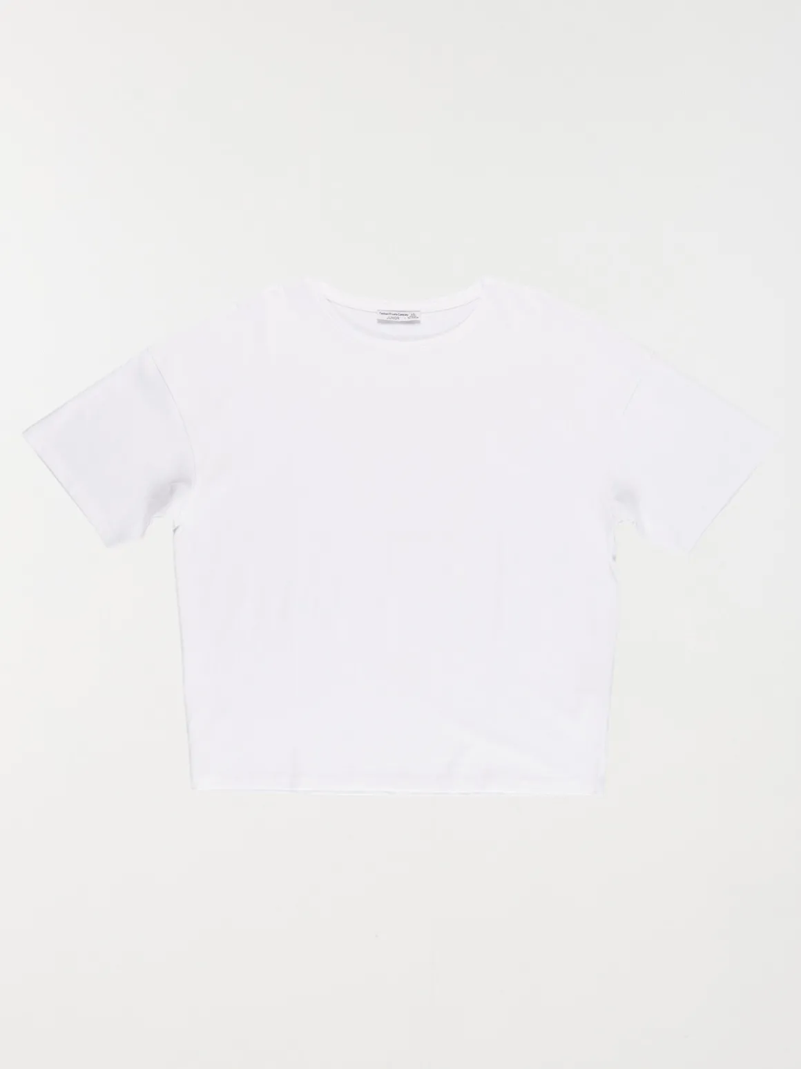 T-shirt loose blanc fille (XXS-M)