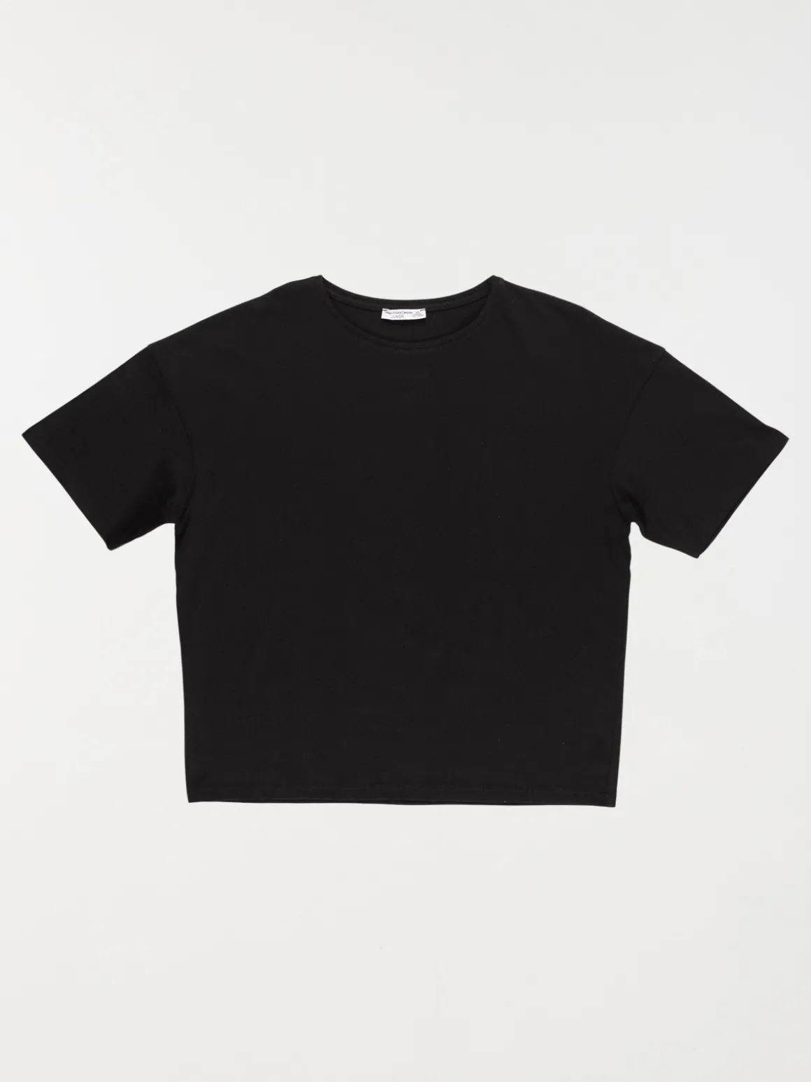 T-shirt loose noir fille (XXS-M)