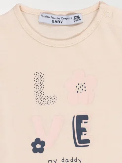 T-shirt Love fille (3-36M)