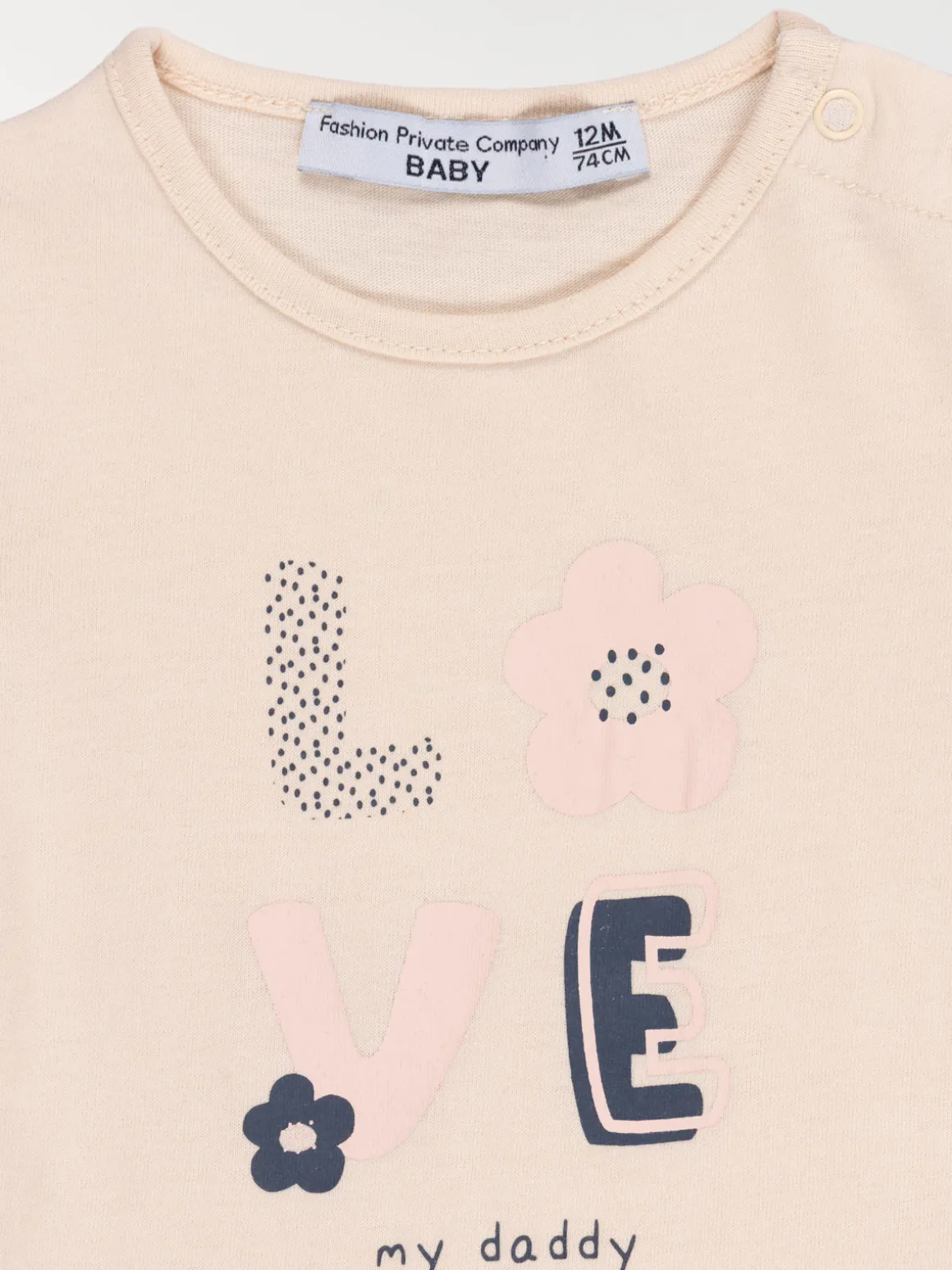 T-shirt Love fille (3-36M)