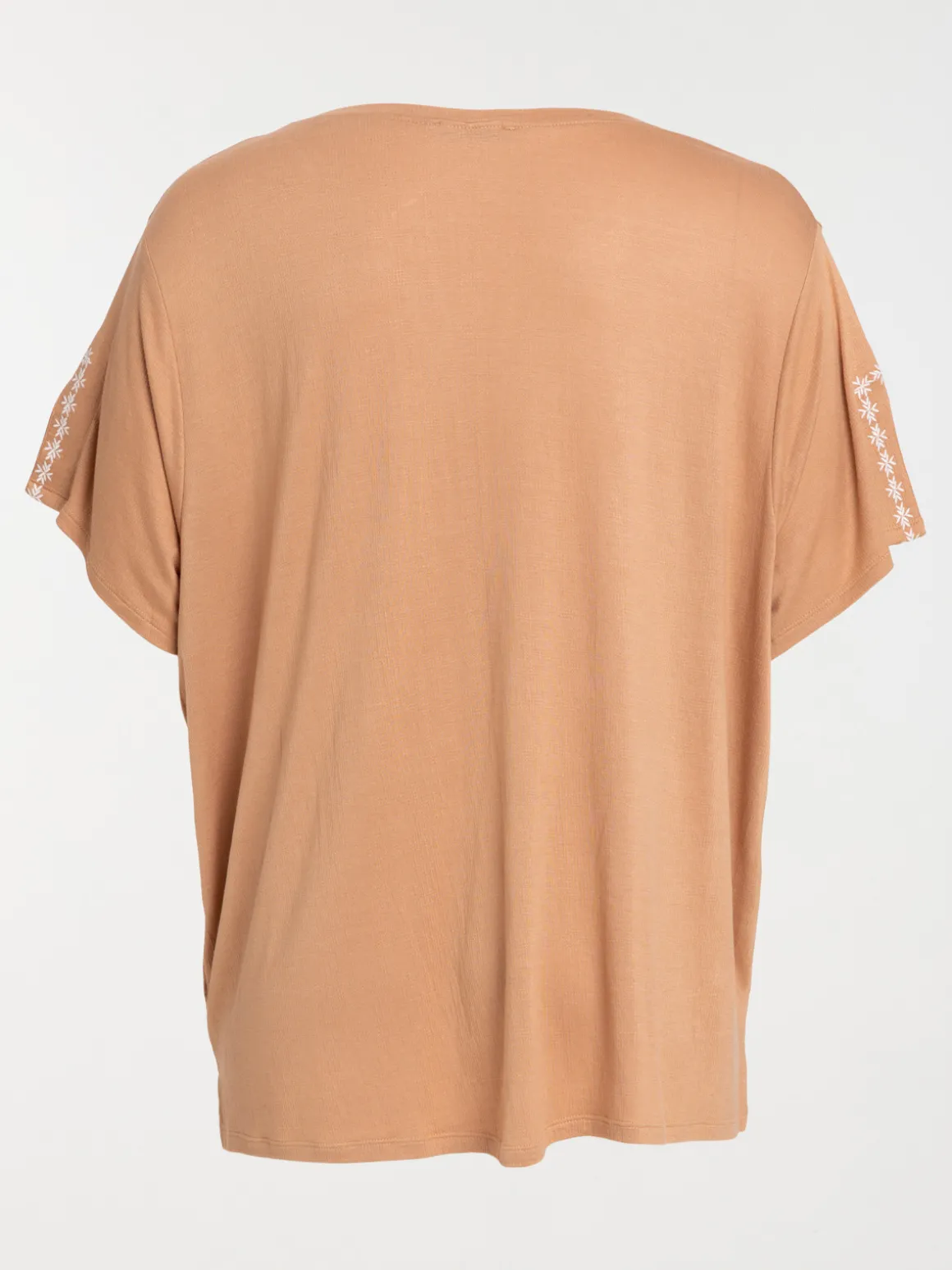 T-shirt macaron grande taille femme