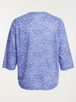 T-shirt manches 3/4 grande taille femme