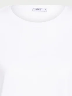 T-shirt manches courtes blanc femme