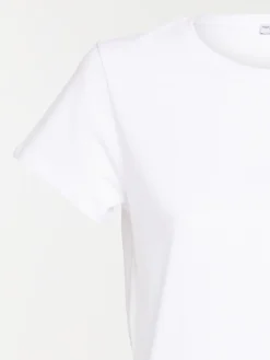 T-shirt manches courtes blanc femme