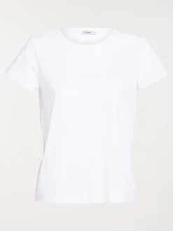 T-shirt manches courtes blanc femme