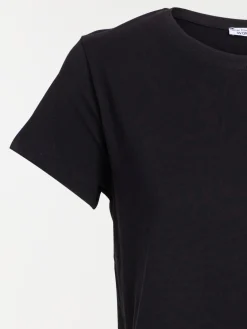 T-shirt manches courtes noir femme