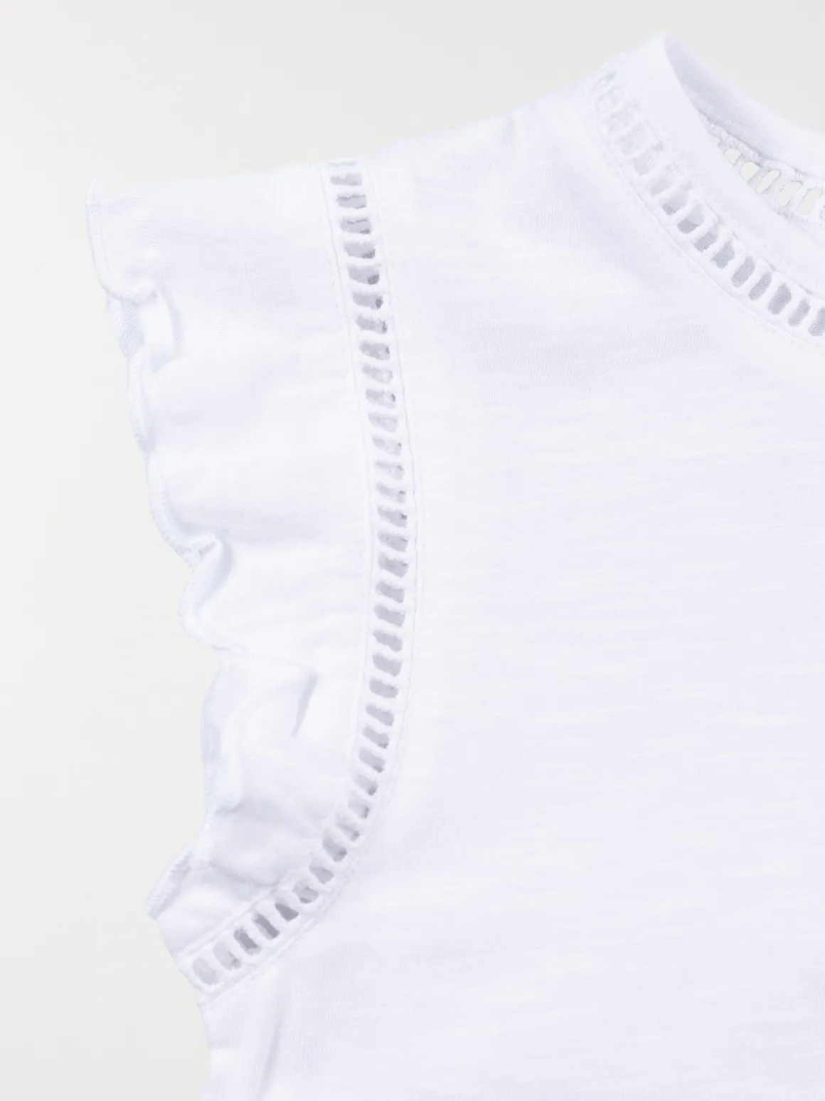 T-shirt manches volantées fille (3-12A)
