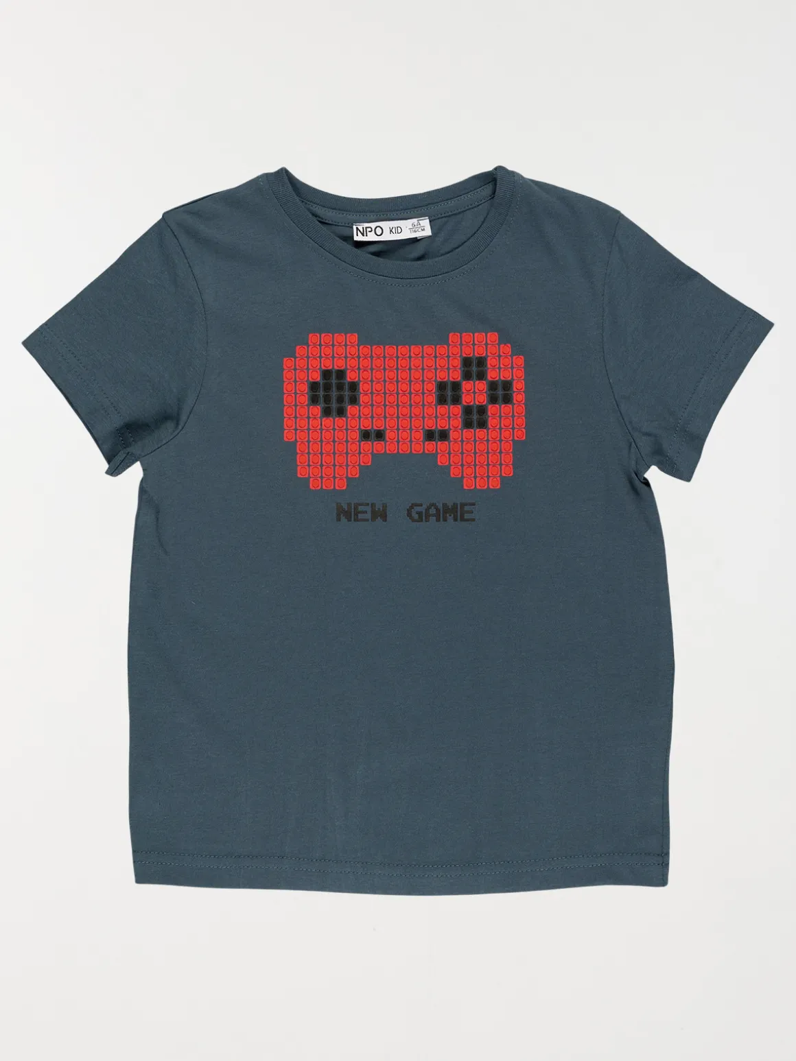 T-shirt manette jeu vidéo garçon (3-8A)