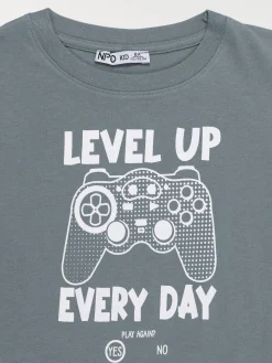 T-shirt manette vidéo garçon (3-12A)