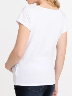 T-shirt maternité blanc femme