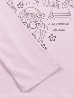 T-shirt mes copines et moi fille (3-12A)