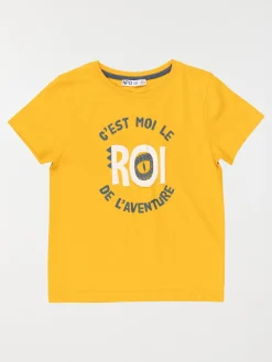 T-shirt message garçon curcuma (3-8A)