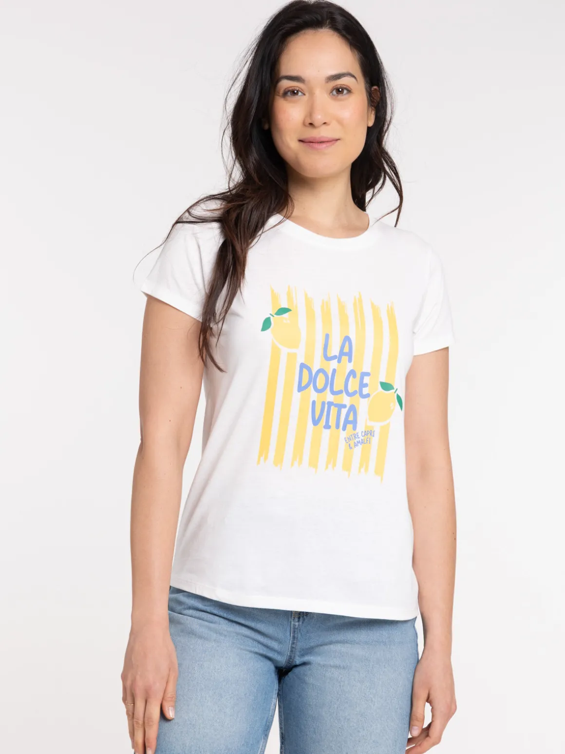 T-shirt message La Dolce Vita femme