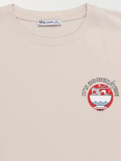 T-shirt motif devant garçon (XXS-M)