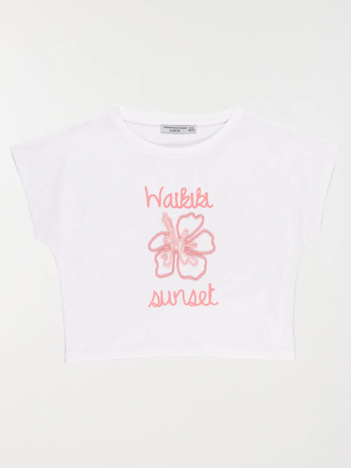 T-shirt motif fleur fille (10-16A)