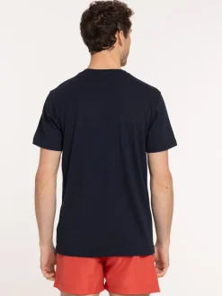 T-shirt motif graphique et message homme